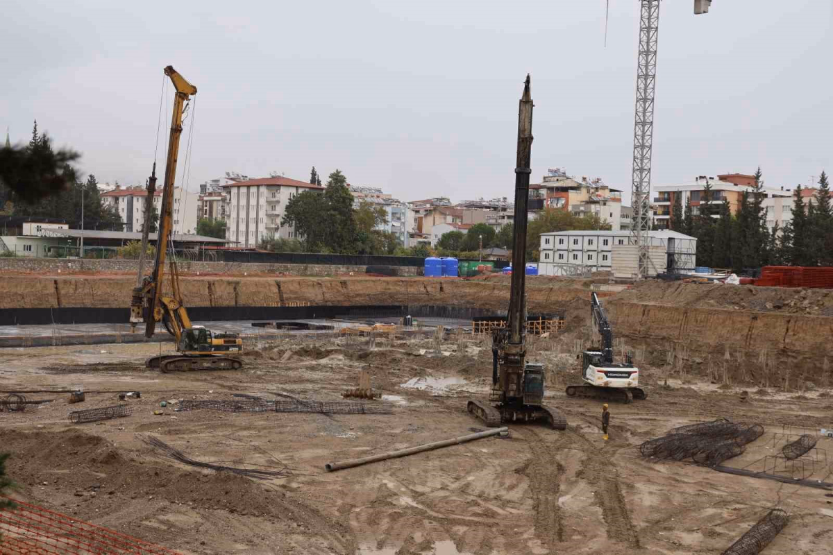 Aydın Yeni Adalet Sarayı İnşaatı Sürüyor
