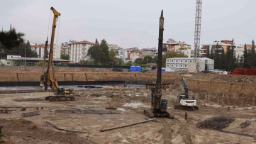 Aydın Yeni Adalet Sarayı İnşaatı Sürüyor