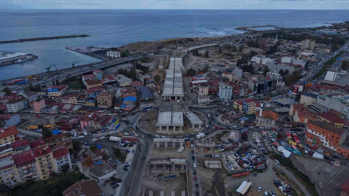 Değirmendere Viyadüğünde Çalışmalar Sürüyor