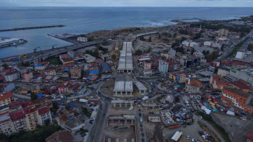 Değirmendere Viyadüğünde Çalışmalar Sürüyor
