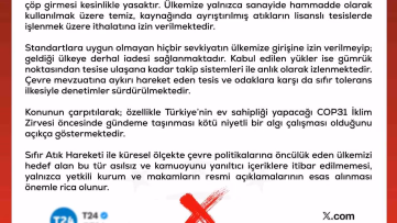 DMM'den Avrupa'dan çöp ithalatı iddialarına yalanlama