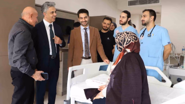 Erzincan'da Hastalara ve Personele Ziyaret