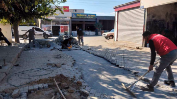 Germencik'te Belediye Çalışmaları Sürüyor