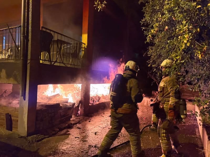 İskenderun'da Bodrum Kat Yangını Söndürüldü
