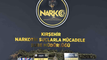Kırşehir'de uyuşturucu operasyonu: 1 tutuklama