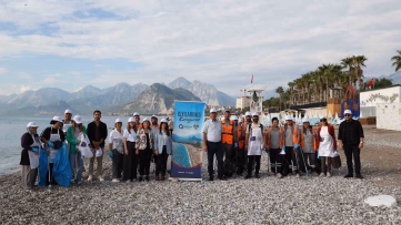 Konyaaltı Sahili’nde Plastik Atık Projesi Başlatıldı