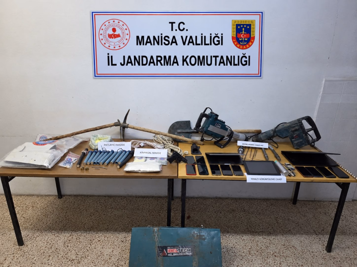 Manisa'da Kaçak Define Kazısına Operasyon