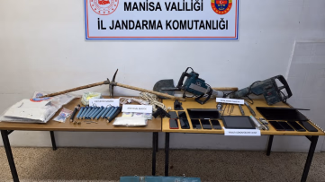 Manisa'da Kaçak Define Kazısına Operasyon