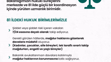 Şiddet Mağdurları İçin Hukuki Süreçler Titizlikle Yürütülüyor