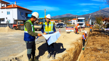 Tavas Kızılca’da altyapı çalışmaları tamamlandı