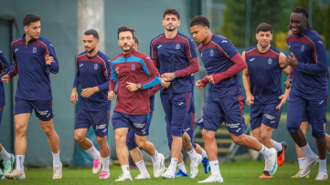 Trabzonspor'da Hearts Maçının Hazırlıkları Başladı