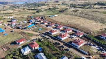Tunceli'de kırsal konutların anahtarları teslim edildi