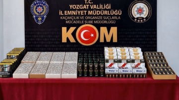 Yozgat'ta Binlerce Makaron Ele Geçirildi