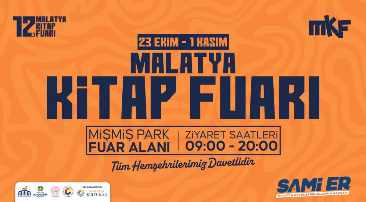 12. Malatya Kitap Fuarı kapılarını kitapseverlere açıyor