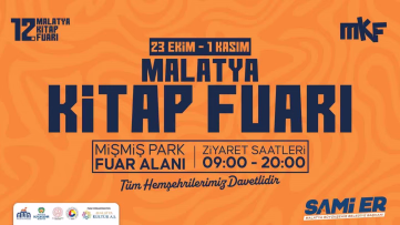 12. Malatya Kitap Fuarı kapılarını kitapseverlere açıyor