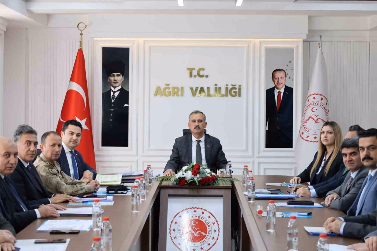 Ağrı'da Eğitim Güvenliği Toplantısı Yapıldı