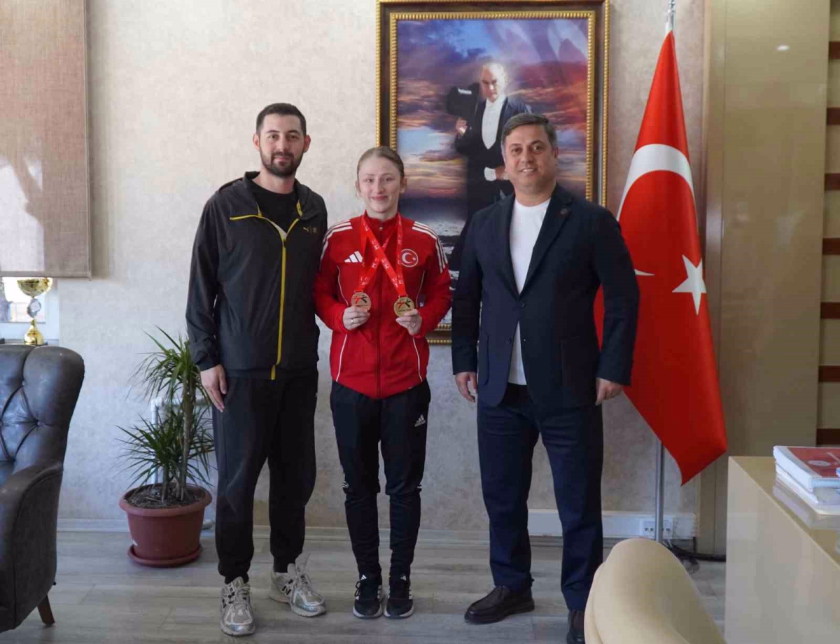Avrupa Şampiyonu Nurbade Büber'e Manisa'da Ödül