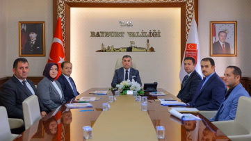 Bayburt'ta sosyal yardımlaşma faaliyetleri ele alındı