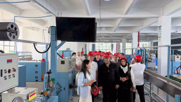 DTO heyeti Çin’de kablo fabrikasını inceledi
