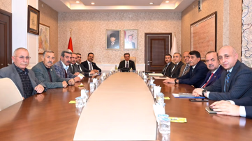 Erzurum'da Hayvan Pazarı Toplantısı Gerçekleştirildi
