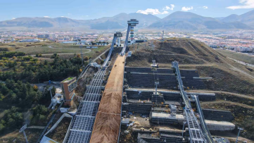 Erzurum'daki Atlama Tesisleri Yenileniyor