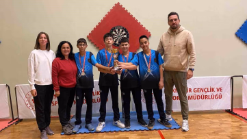 Eskişehir'de Dart Yıldız Erkek Müsabakaları Sona Erdi