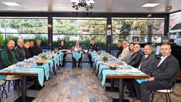 Eskişehir Emniyetinden emekli personele veda yemeği