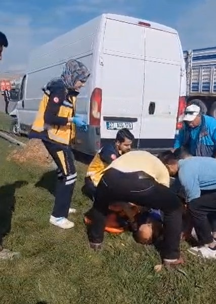 Gaziantep'te kavşakta kaza: 2 yaralı