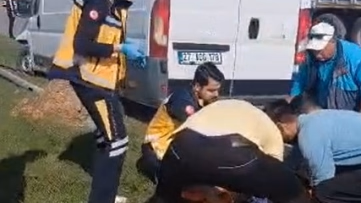 Gaziantep'te kavşakta kaza: 2 yaralı