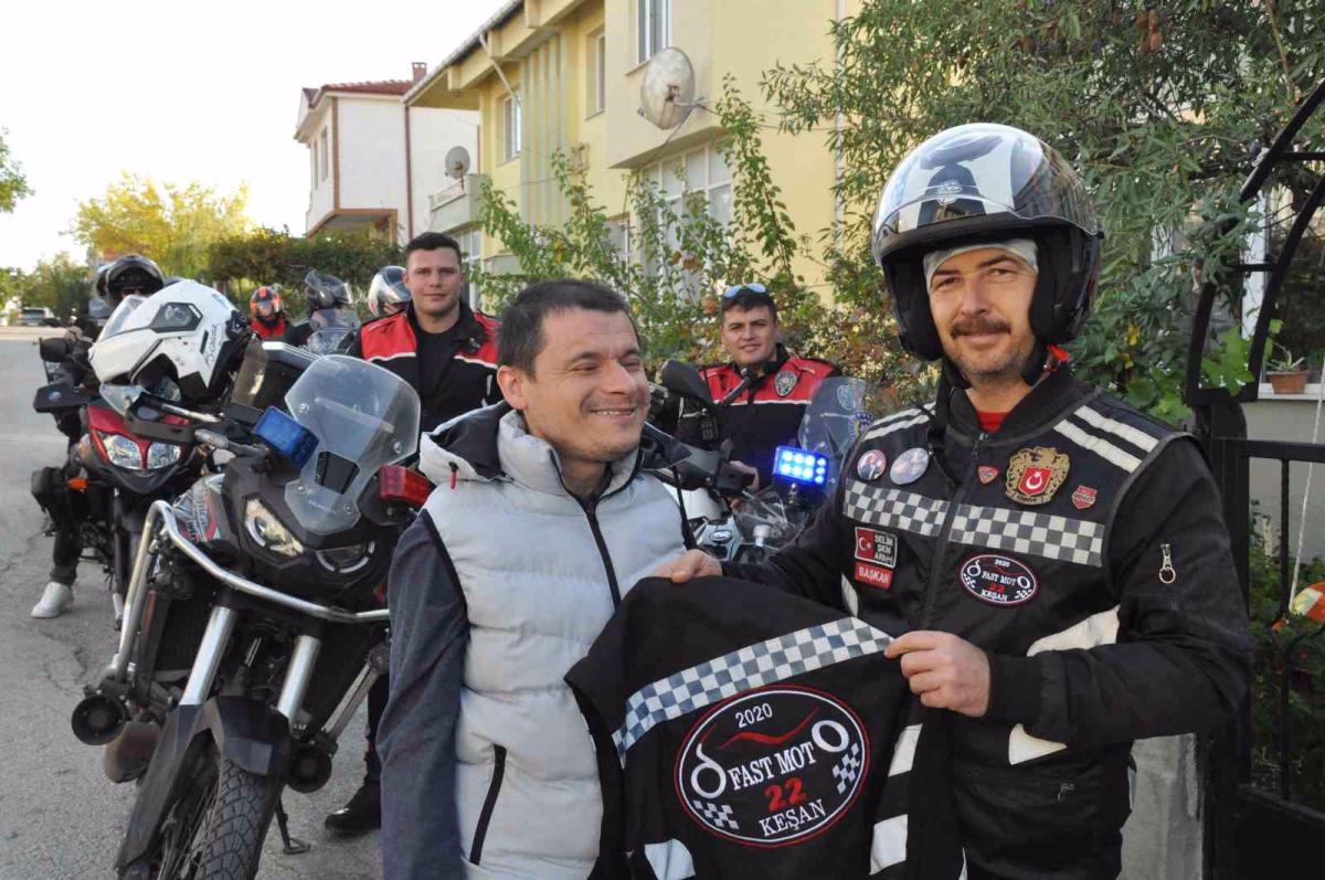 Görme Engelli Sezgin'in Motosiklet Hayali Gerçekleşti
