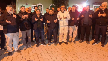 Hisarcık’ta 23 kişilik umre kafilesi uğurlandı