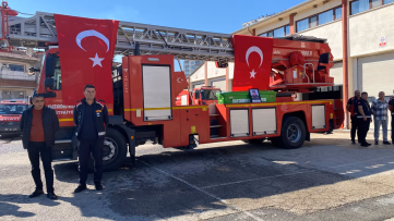 İTFAİYECİ BAYRAM TINIK SON YOLCULUĞUNA UĞURLANDI...