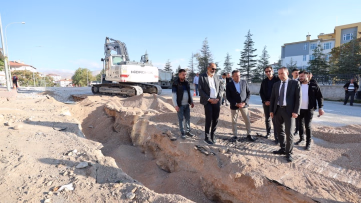 Niğde'de Özbelde Mevkiinde Altyapı Çalışmaları