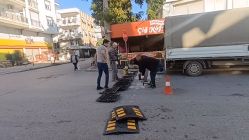 Tehlikeli Kavşakta Hız Kesici Çalışması
