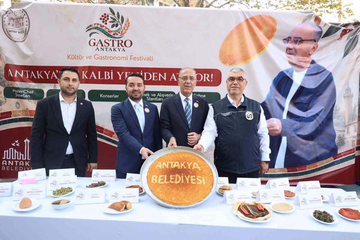 Antakya Gastronomi Festivali kapılarını açtı