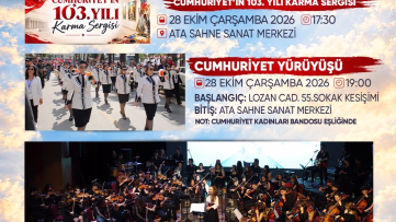 Atakum'da Cumhuriyet'in 103. yılı kutlanacak
