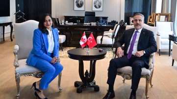 Bakan Fidan, Kanadalı mevkidaşı Anand ile görüştü