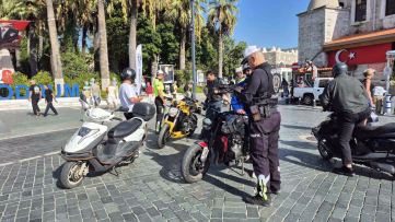 Bodrum’da Motosikletlilere 500 Bin TL Ceza Kesildi