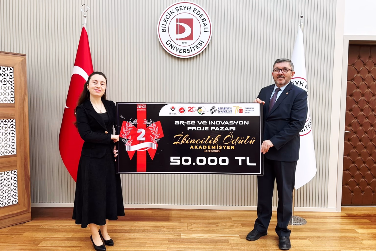 BŞEÜ'lü akademisyene inovasyon projesi ödülü