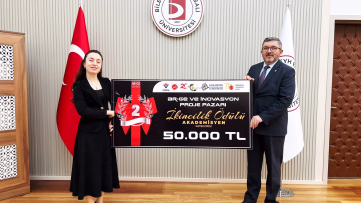 BŞEÜ'lü akademisyene inovasyon projesi ödülü