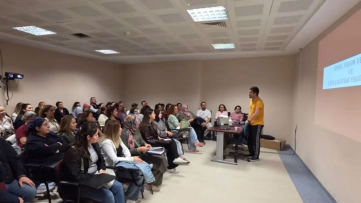 Nazilli'de sağlık çalışanlarına yönelik eğitim düzenlendi