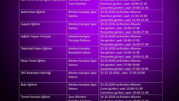 NÖHÜ'de Spor Dostu Kampüs Etkinlikleri Başladı