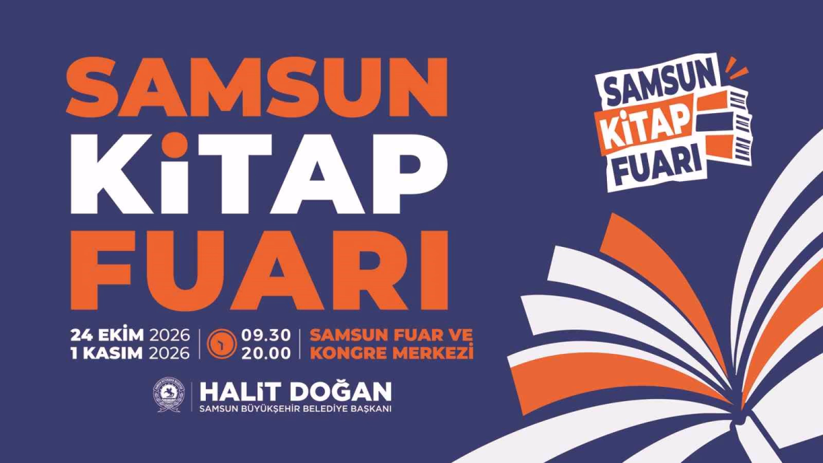 Samsun Kitap Fuarı 24 Ekim'de Açılıyor