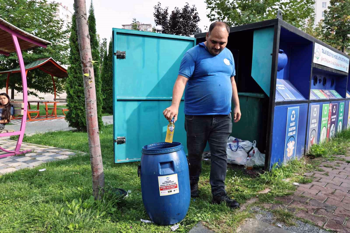 Talas'ta Atık Yağlar Geri Dönüşüme Kazandırılıyor