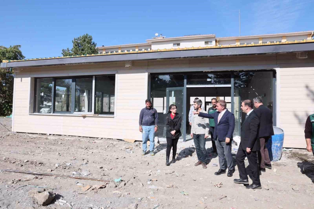 Vali Aydoğdu DSİ Sosyal Tesisi İnşaatını İnceledi