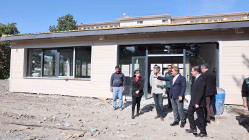 Vali Aydoğdu DSİ Sosyal Tesisi İnşaatını İnceledi