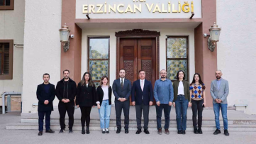 Vali Aydoğdu İletişim Heyetini Kabul Etti