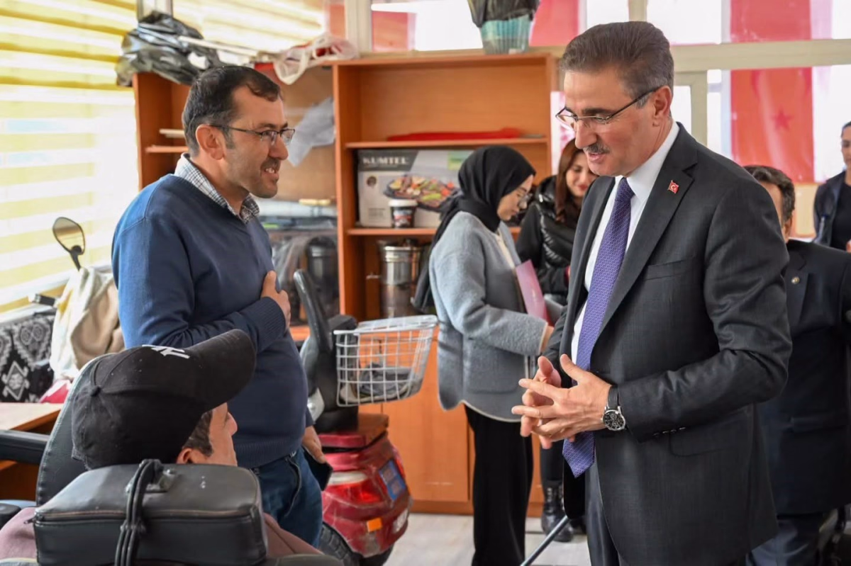 Vali Baruş’tan Sakatlar Derneğine Ziyaret