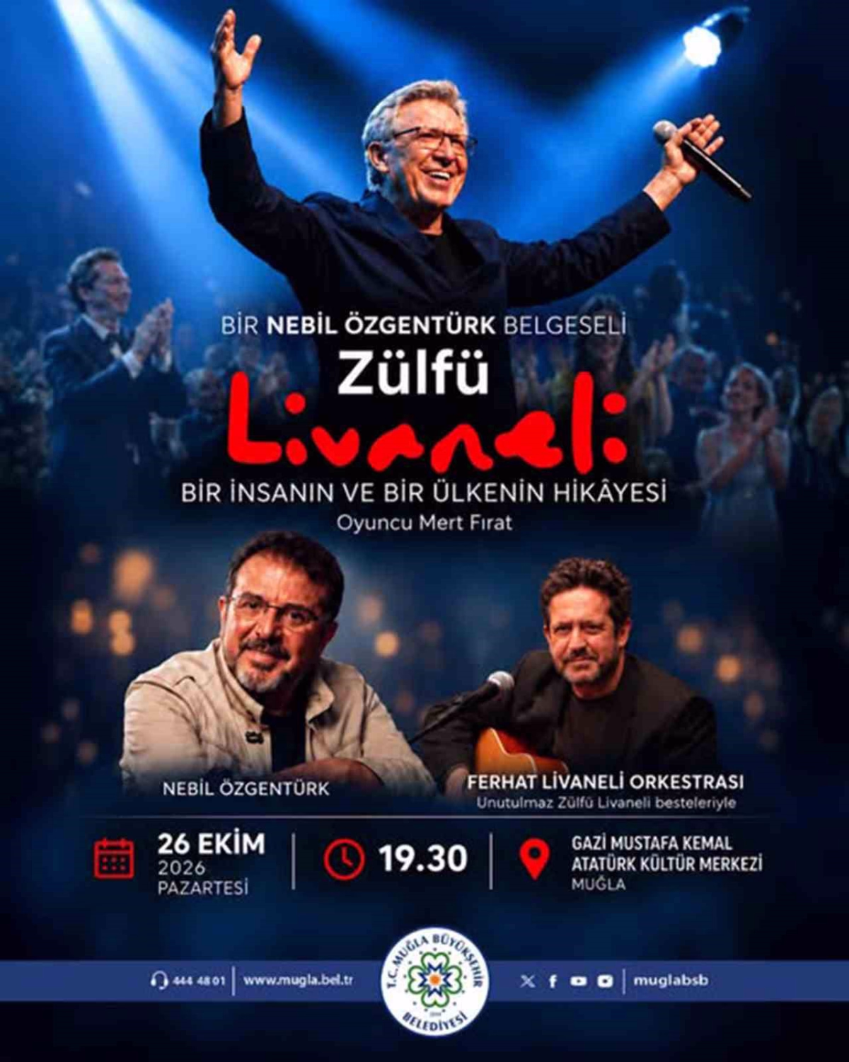 Zülfü Livaneli Belgeseli Muğla’da Gösterilecek