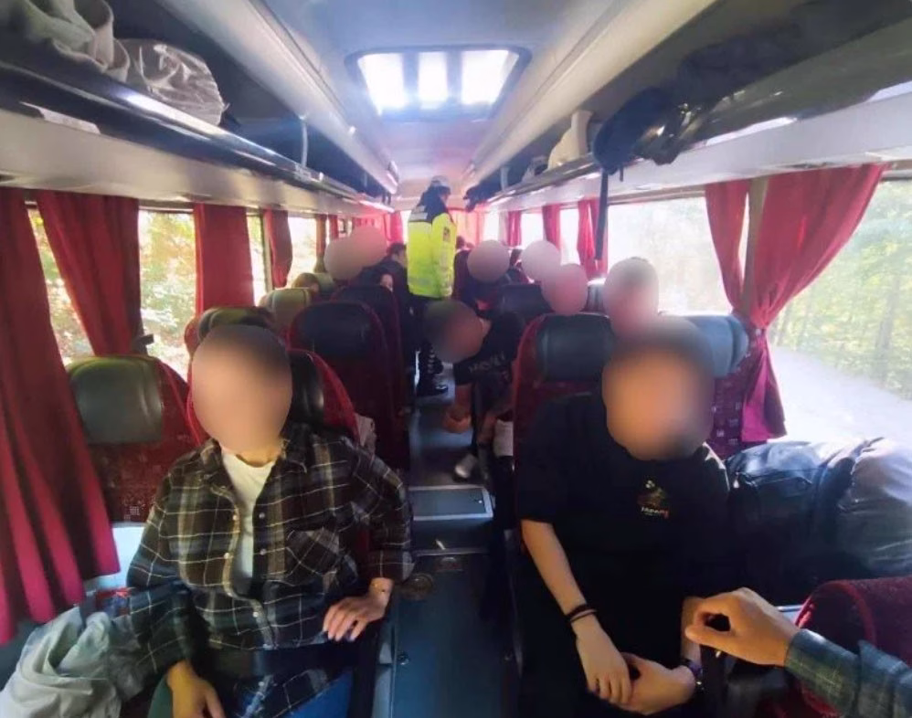Bursa'da Jandarmadan Okul Servisi Denetimi